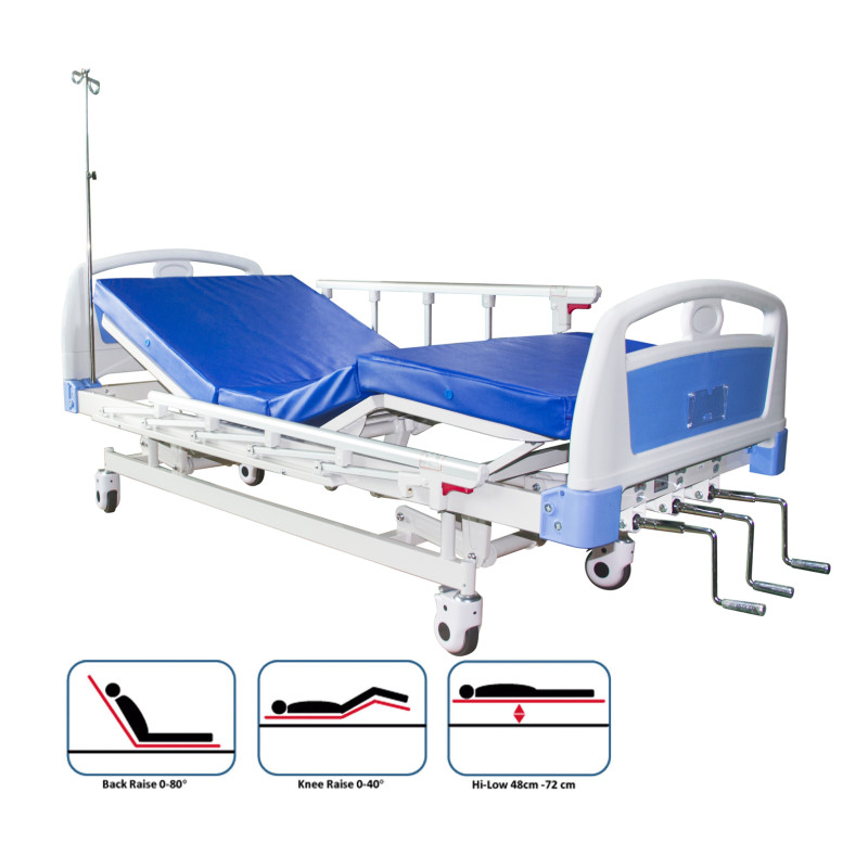 Hospital Bed-Three Crank (Code:LHE/0280-SDG) primary product image